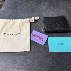 Tiffany & Co. Black Leather Key Holder